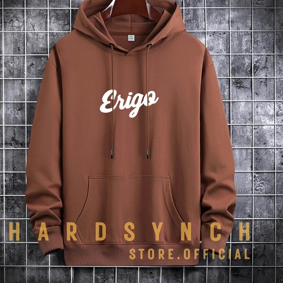 [KODE PRODUK GEJQZ9064] Sweater Hoodie Erigo Unisex ( Pria & Wanita ) Premium Quality S-XXL Cotton F