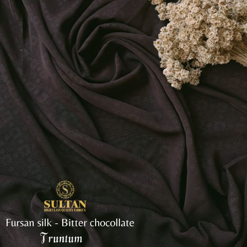 kain sultan fursan silk /furusiyah silk emboss ori (per 0,5meter)