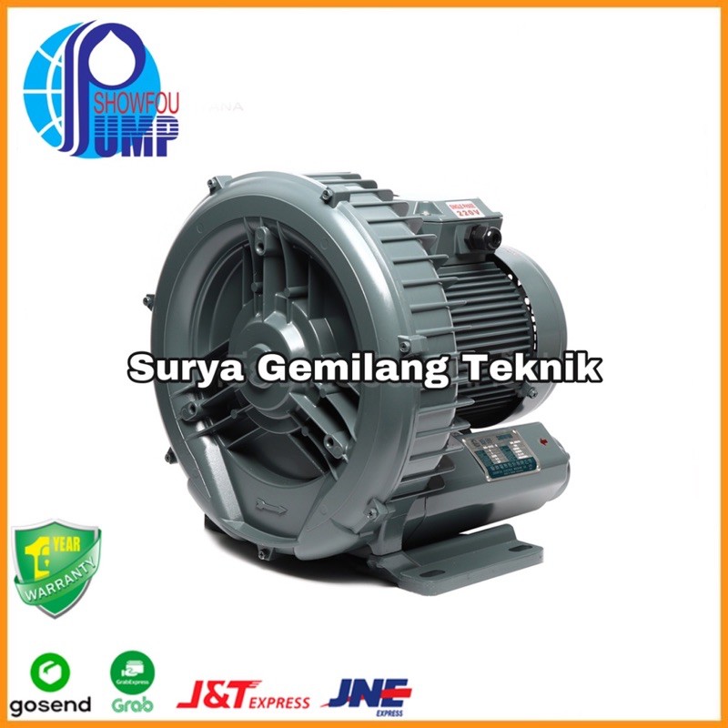 Ring Blower 2 HP Vortex Tambang Showfou BS-212 Air Blower Udara