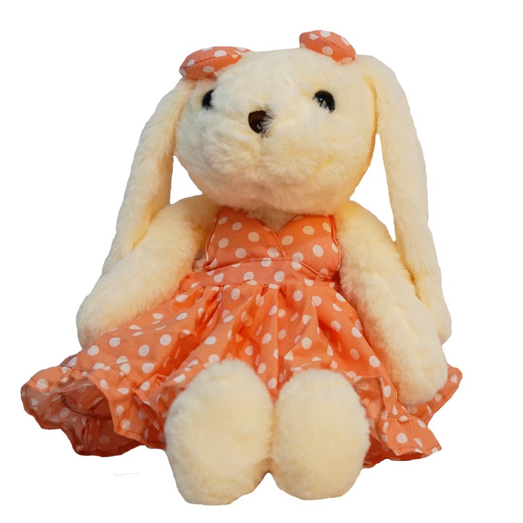 Boneka kelinci cewek Istana Boneka rabbit taiwan dengan dress rok cantik cocok untuk kado ulang tahun