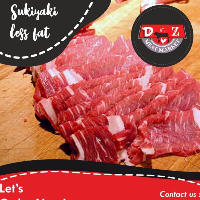 

sukiyaki 500g less fat