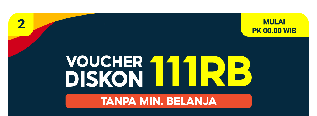 Voucher Diskon Rp 111 ribu