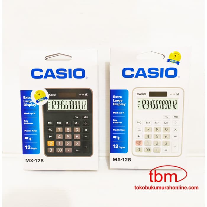 

Promo Spesial kalkulator casio MX-12B - Putih Baru