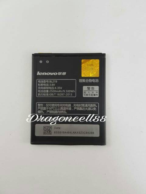 Baterai LENOVO BL219 A880 A889 BL 219 Kualitas ORIGINAL 100%