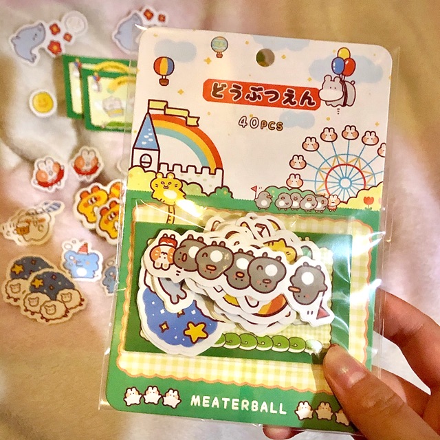 

cute sticker carnival set 40 pcs