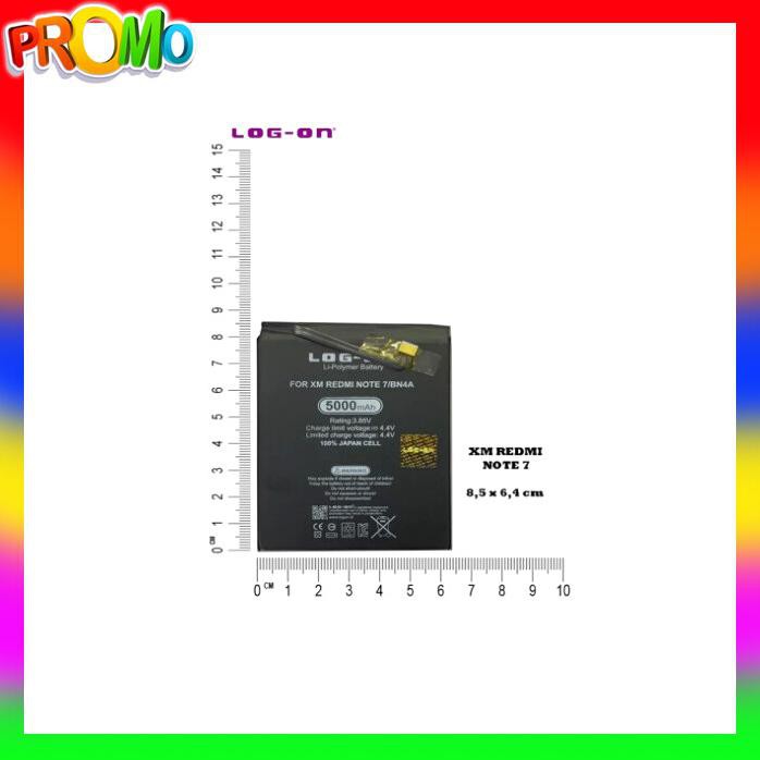 ACC HP BATERAI XIAOMI REDMI NOTE 7 BN 4A 5000MAH DOUBLE POWER LOG ON