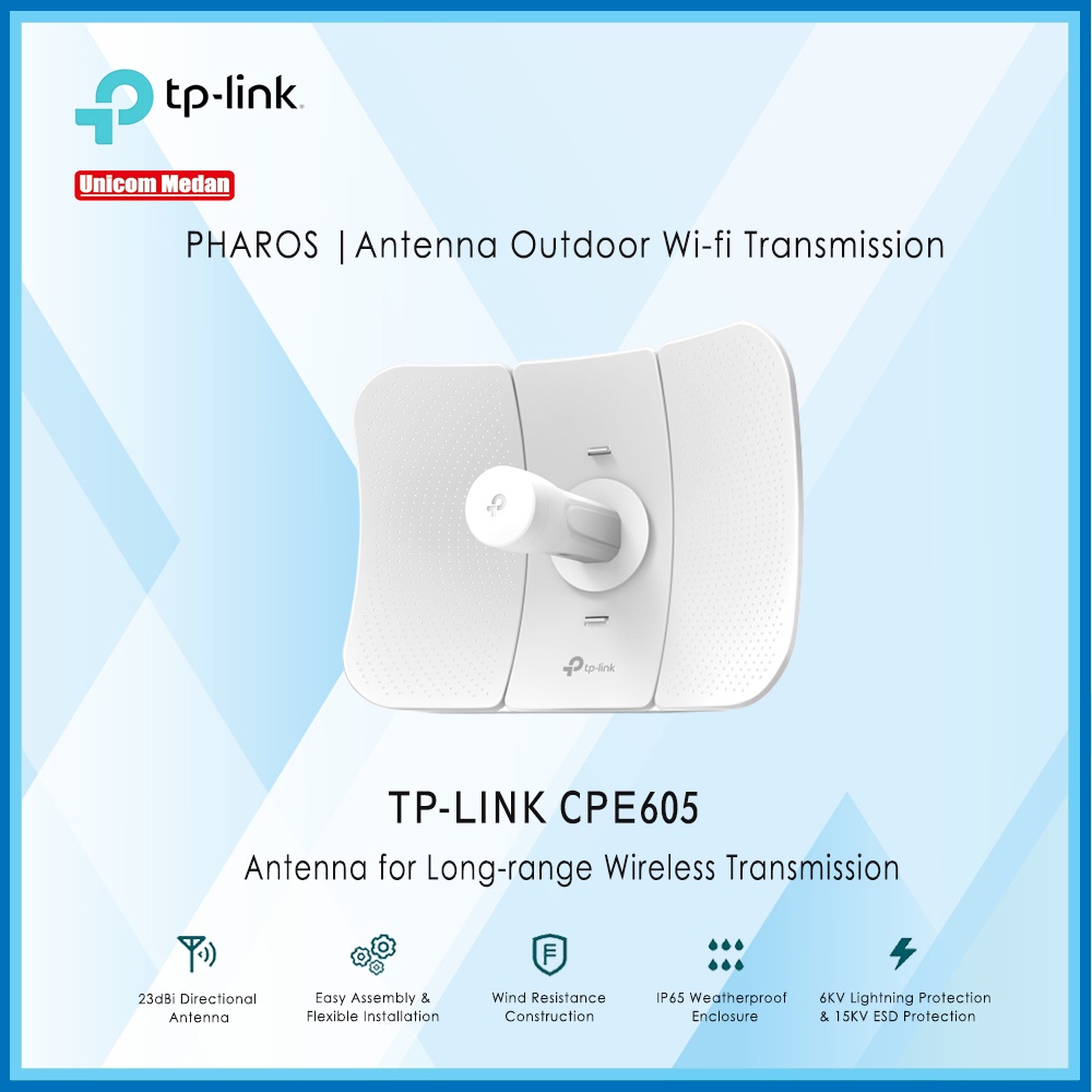 Tplink CPE605 5GHZ 150MBps 23Dbi antenna outdoor wifi transmission