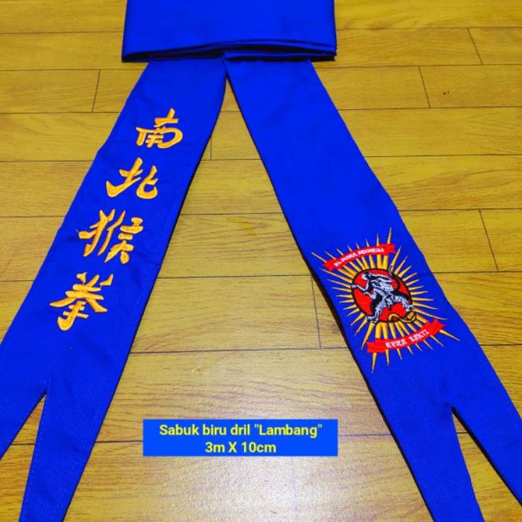 Sangat Nyaman.. sabuk biru ikspi drel/sabuk beladiri/ sabuk ikspi lambang