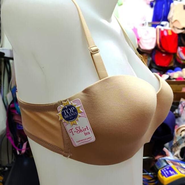 Bh Bra Sorex 34153 Seamless (Cup Sedang) 1/2 Cup KATUN- SETENGAH CUP  | Bra Busa Tipis Pakai Kawat - BH ROBOT KATUN - SIZE 34 36 38 - ARA98STORE