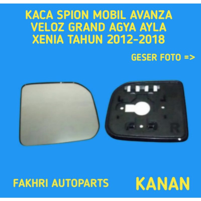 KACA SPION MOBIL SEPION MOBILE AVANZA VELOZ GRAND AGYA AYLA XENIA TAHUN 2012-2018 SEBELAH KANAN.