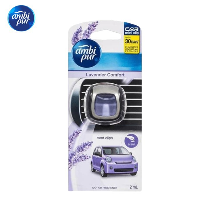 Pengharum Mobil Parfum Mobil Pewangi Ruangan Lavender Comfort Clips 2 ml