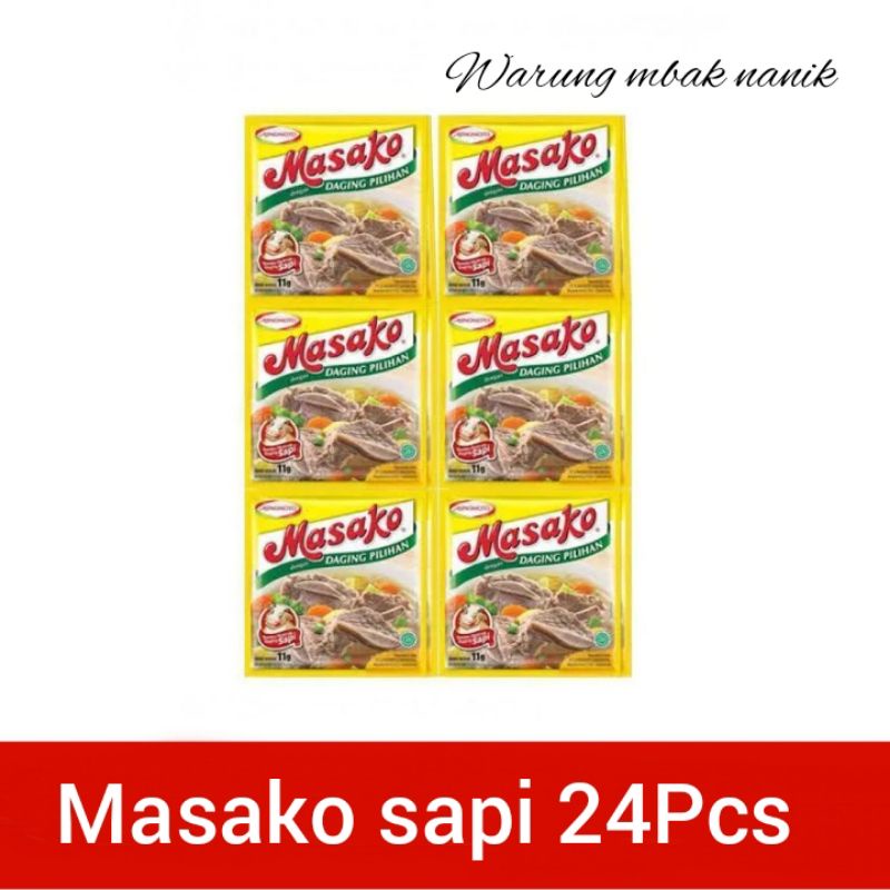 

Paket hemat masako sapi 2Lusin 24sachet 10g