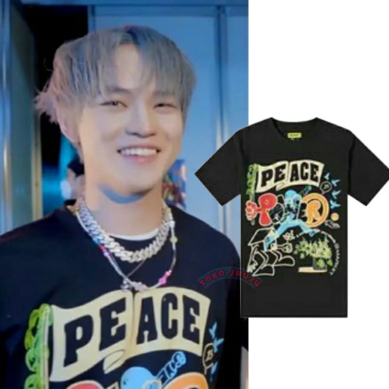 Kaos Chenle NCT PEACE AND POWER PRINT DTF