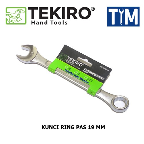 TEKIRO Kunci Ring Pas 19 mm