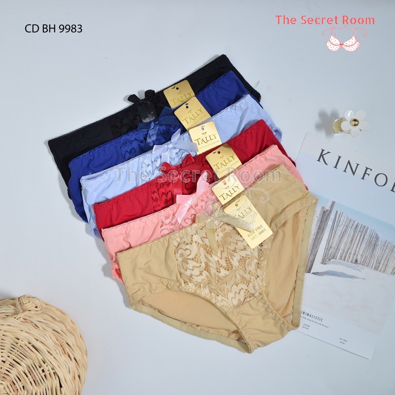 TALLY BRA BH SET CD CELANA DALAM 9983 I CUP B | ADA KAWAT I BUSA TIPIS I SIZE 34 - 38