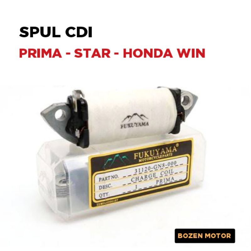 Spul CDI Prima - Star - Honda Win 100 / Spull Spool Sepul Spol Spoll Motor / Fukuyama Pulser Fulser