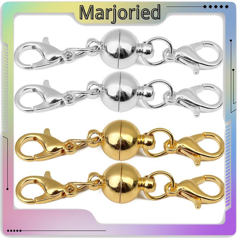 5 Pcs DIY Magnetic Gesper Kalung Gelang Konektor Pengait Extender Membuat Perhiasan Perlengkapan-MJD