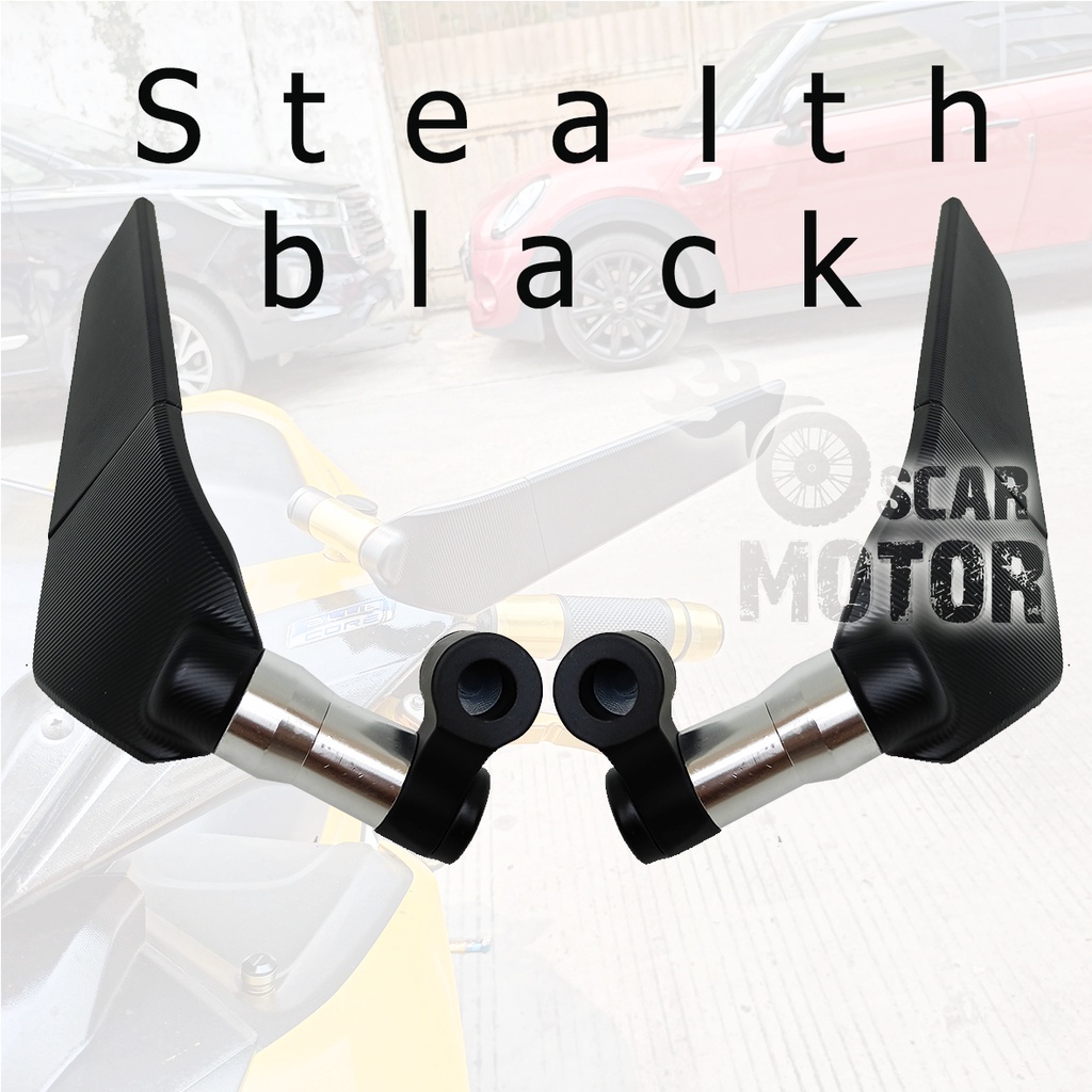 SPION WINGLET FULL CNC STEALTH BLACK UNIVERSAL TOMOK PNP SEMUA MOTOR motor