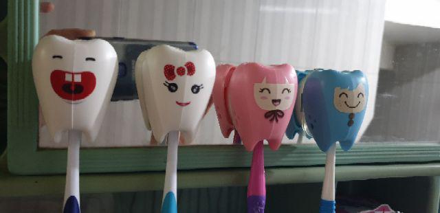 Flipper Toothbrush Holder Tooth Fairy 2 In 1 Tempat Sikat Gigi