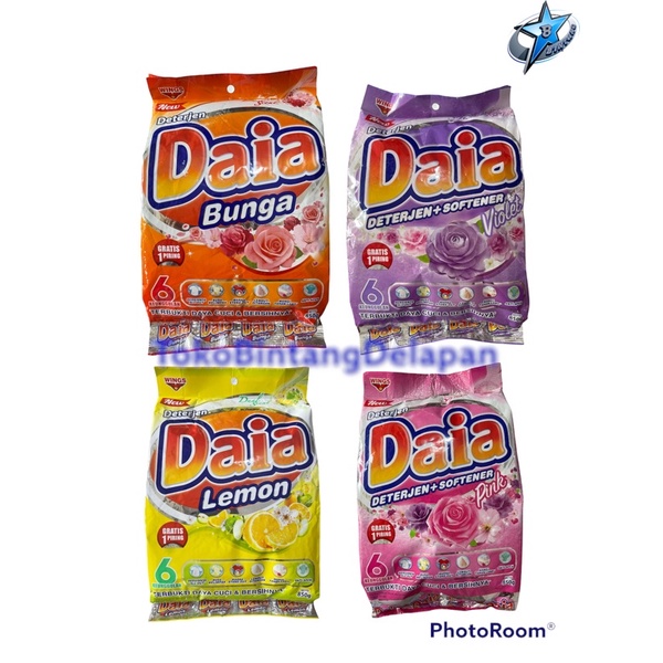 DAIA 850g Deterjen+Softener