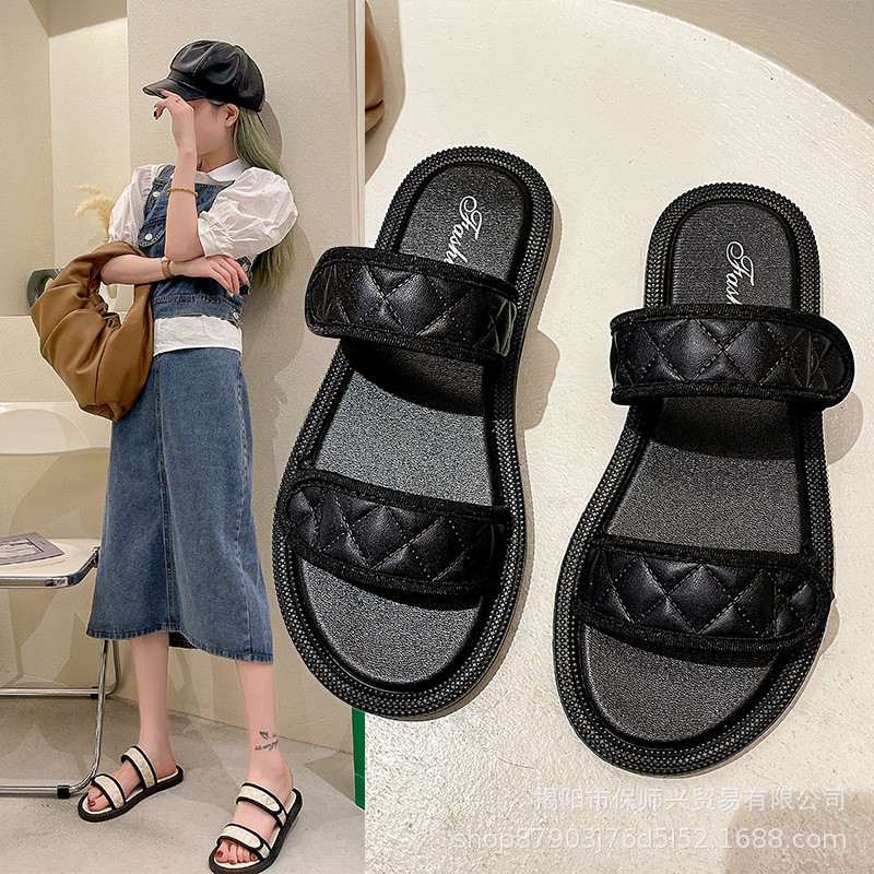 Sandal Wanita Sandal Jalan Jalan Wanita Cantik Sendal Santai Korea Murah Fashionable SD-068