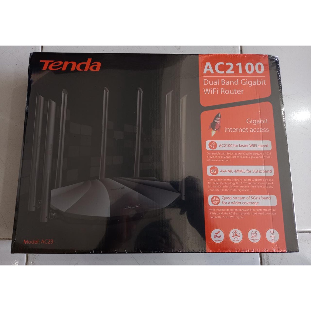 Tenda AC23 AC2100 Dual Band Gigabit WiFi Router