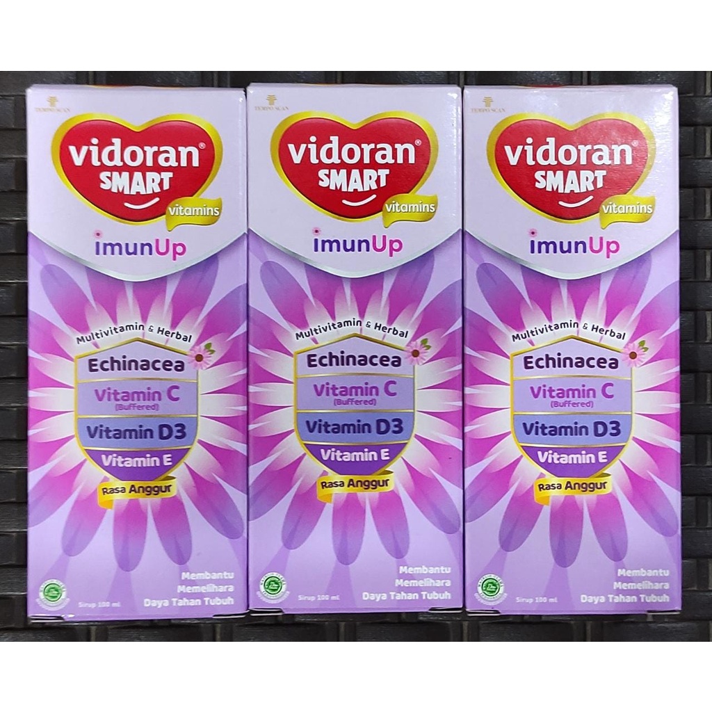 Vidoran Smart Imun UP / Multivitamin / Echinacea / Vitamin C / Vitamin D / Vitamin E / 100 ML