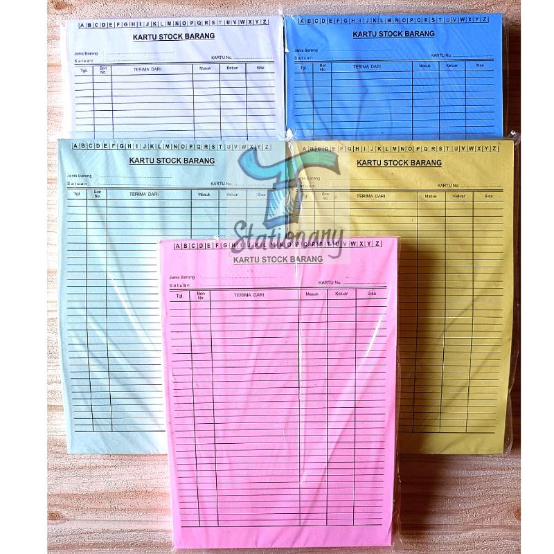 

Kartu Stok Barang Besar (21.5 x 30.5cm).