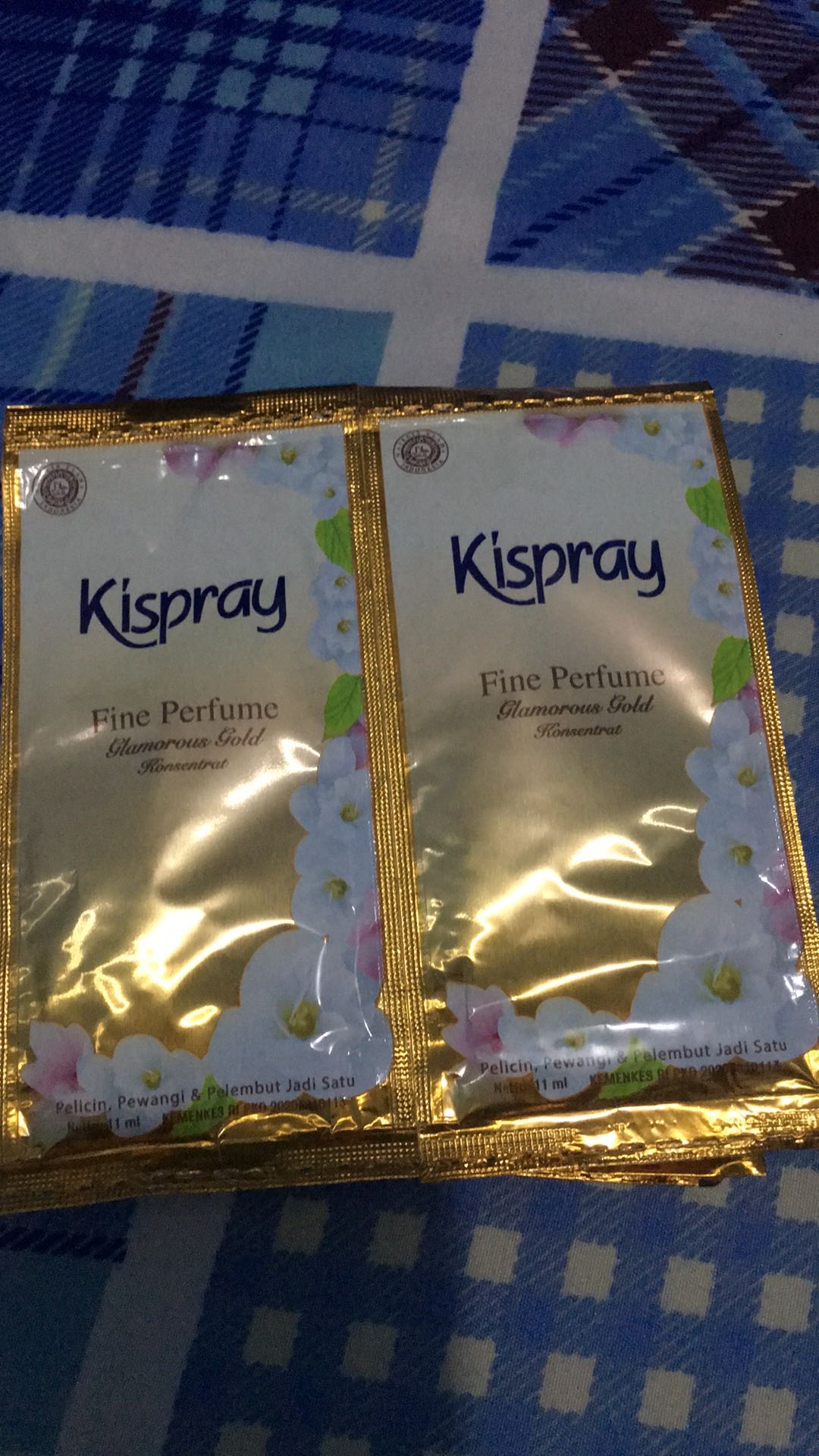 Kispray Gold Sachet  Isi 12 × 11 Ml