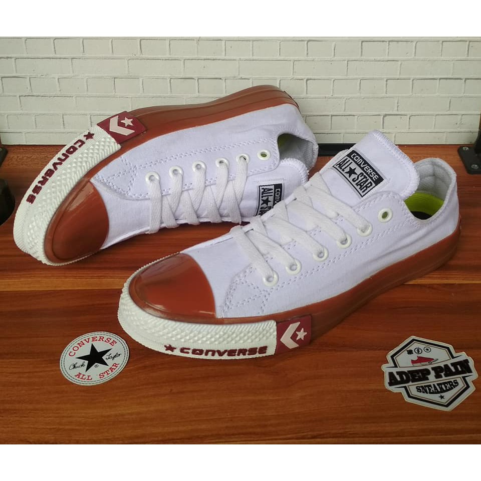 SEPATU ALL STAR CONVERSE PUTIH GUM MOTIF ORIGINAL PREMIUM