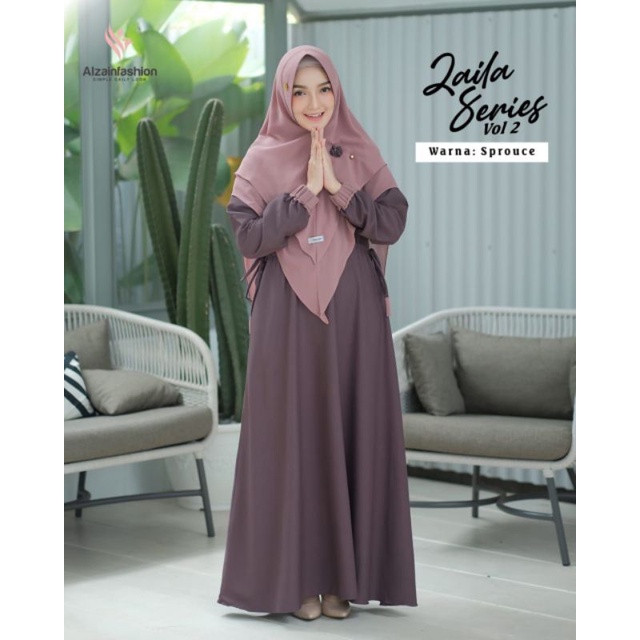 GAMIS SET KHIMAR FATIMAH RAYYA BY MECCADINA, FATIMAH BY ASMOSLEM, UMMANA