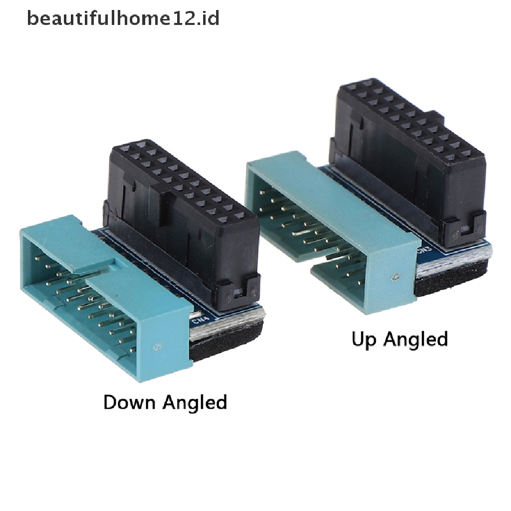 (Beautifulhome12.Id) 1pc Adapter Extension Usb 3.0 Male Ke Female Sudut 90 Derajat