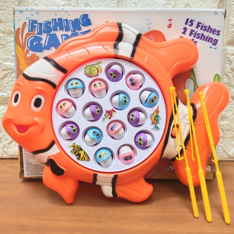 Mainan Anak Duck Hunting Fishing Game Mainan Pancingan Ikan Bebek