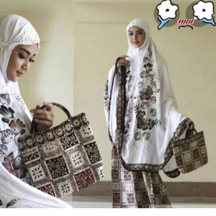 Mukena batik cap colet asli Pekalongan .Best seller. Grosir mukena murah&amp; lengkap |VYHI0 Terlaris