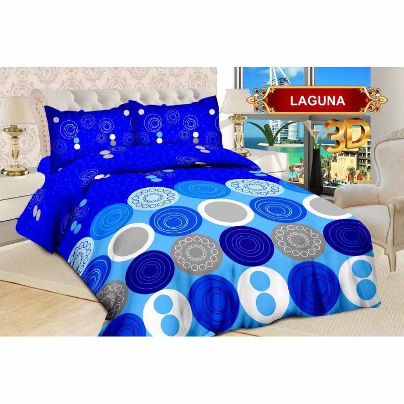 (COD) sprei BONITA 3D motif LAGUNA 180x200