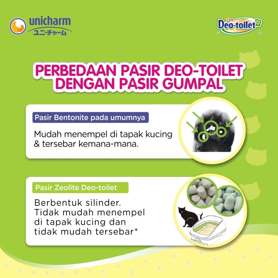 Pasir Kucing - Deo Toilet Pasir Anti Bau 2 liter