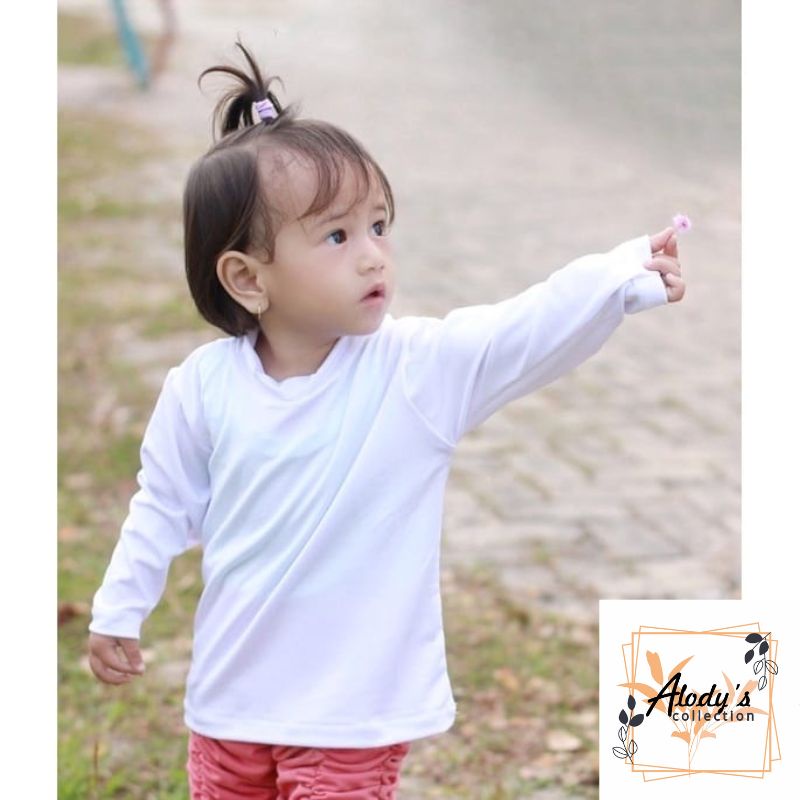 Manset Anak Lengan Panjang Usia 1-4 Tahun Size S &amp; M Terbaru Termurah / Alody's Collection