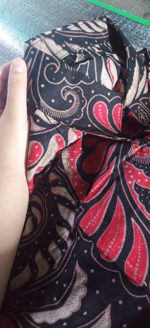 Maura Couple - Sania Ruffle Batik Couple Ori Ndoro Jowi Garansi Termurah Shopee - Batik Modern Solo