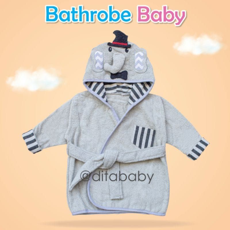 Handuk Hoodie Kimono TOWEL Batita Handuk Bayi Handuk Balita Kimono Baby handuk renang handuk jubah