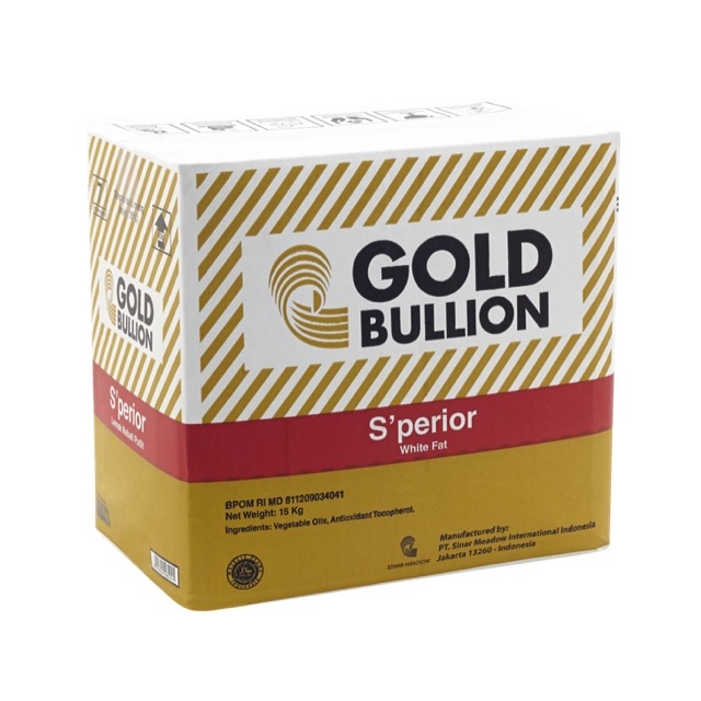 S’perior (Superior) White Fat Gold Bullion 15kg Gosend/Grab Onlyy!!