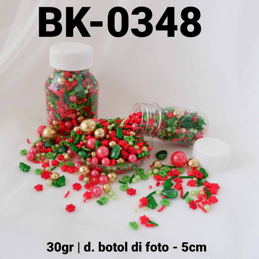 

BK-0348 Sprinkles sprinkle springkel 30gr gold merah hijau pohon yamama baking grosir murah sprinkles cake dekorasi mutiara trimit decoration story sprinklestory sprinklesstory sprinkle story yamama baking
