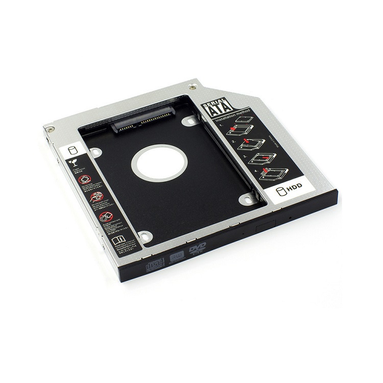 ssd hdd caddy 9.5mm / ssd hdd caddy 12.7mm / caddy second storage / Tech Over Flow