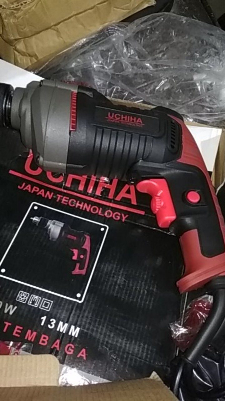 Promo!mesin Bor Tangan Listrik 13mm Impact Drill Tembaga Asli Beton Besi Kayu Japan