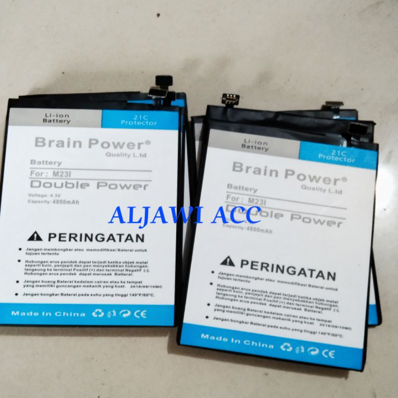 Baterai Bt Batre Battery Himax H3 Plus M23i M23I Doubel Power Battery