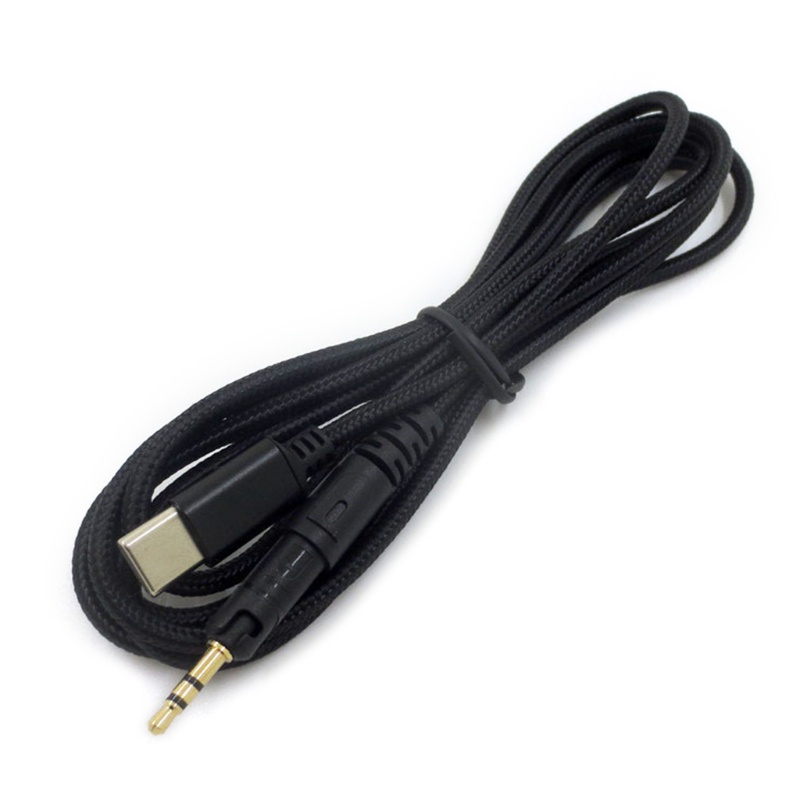 Kabel Adaptor Jack BT Type C Male to 2.5mm Male Untuk Headphone Stereo ATH-M40X M50X M60X M70 Sangat Kompatibel