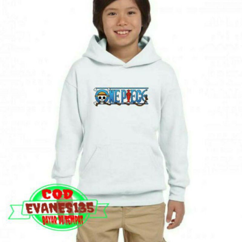 Sweater hoodie anime one piece kids