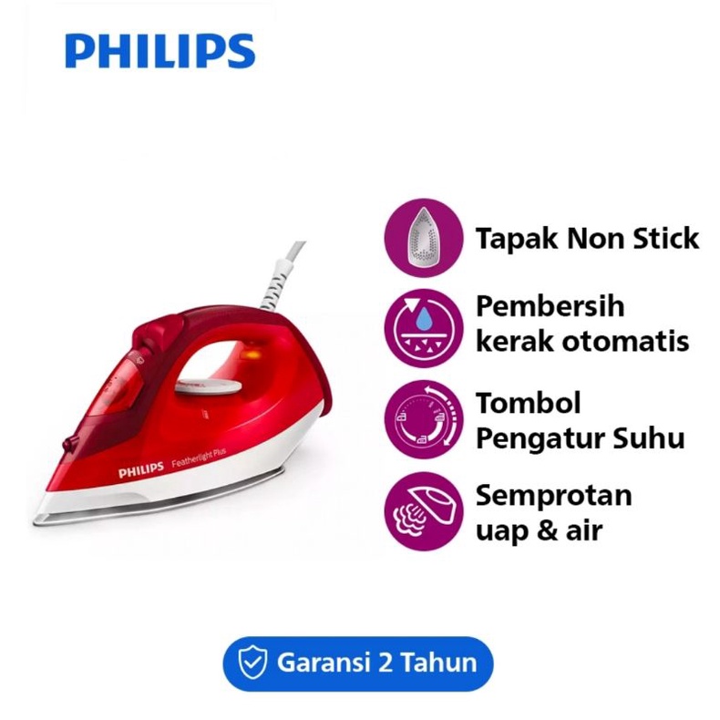 setrika philips GC1424 Uap