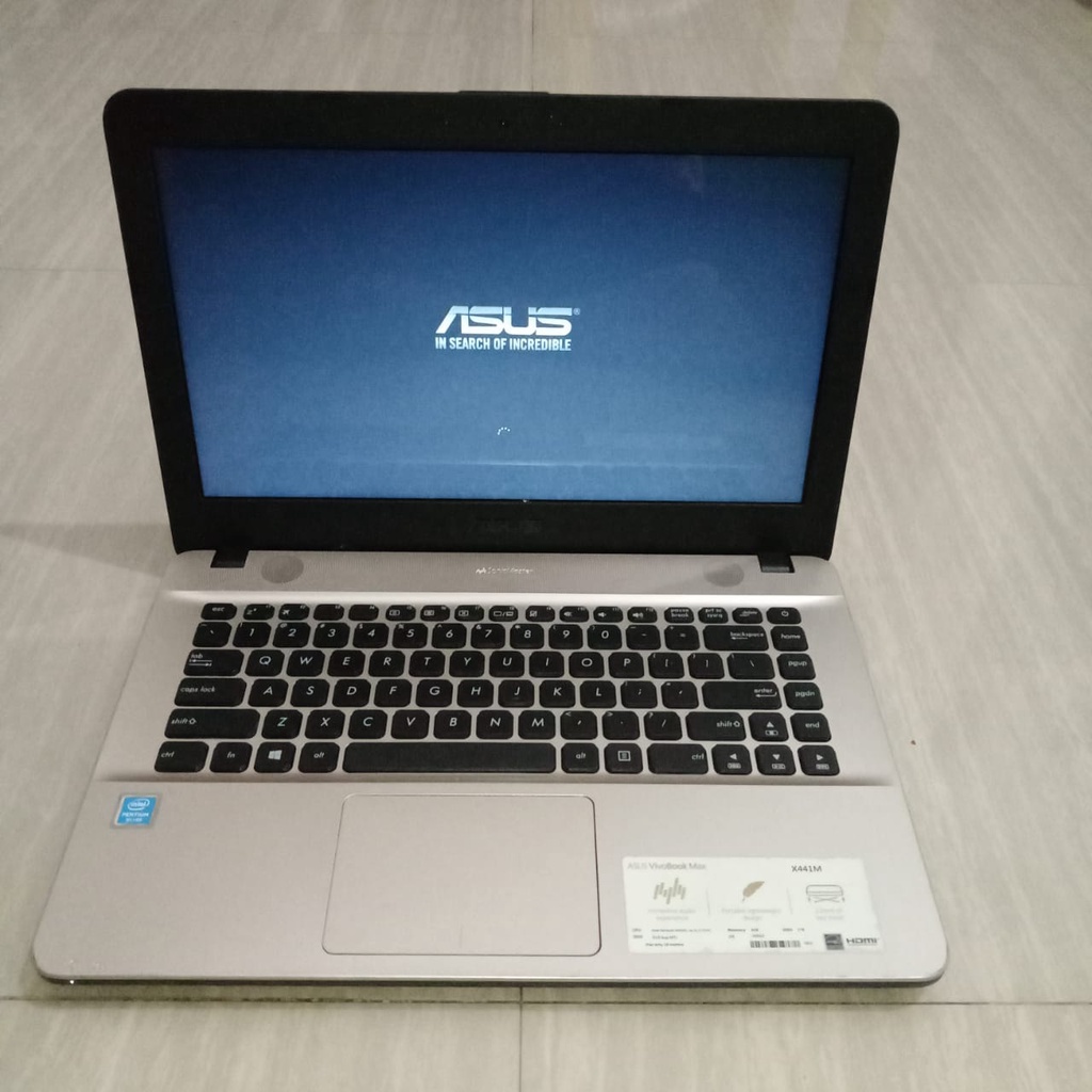 LAPTOP Leptop SECOND Bekas seken ASUS X441M HDMI INTEL PENTIUM RAM 4GB HDD 1TB murah berkualitas original