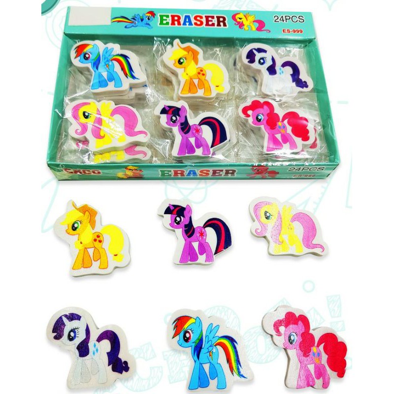Penghapus Pensil Murah / Hapusan Gambar Lucu / Stip Fancy (24 pcs)
