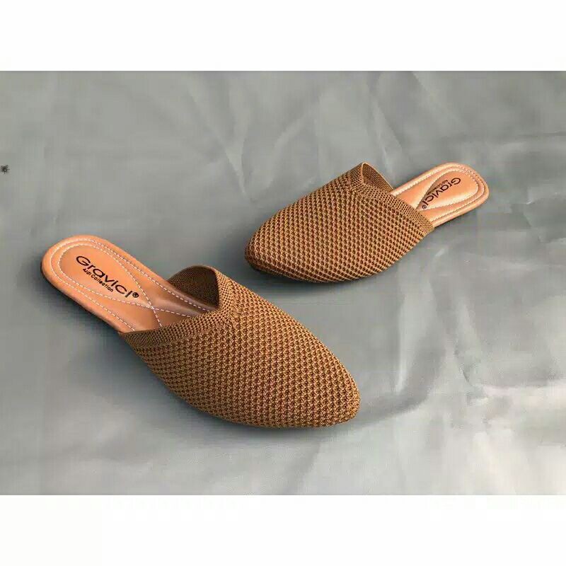 Sandal wanita bahan rajut import ESEF 64